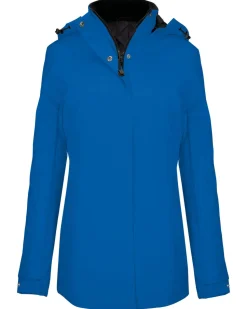 Kariban K6108 - Parka Femme Élégante avec Capuche Amovible