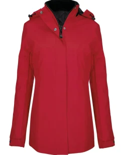 Kariban K6108 - Parka Femme Élégante avec Capuche Amovible