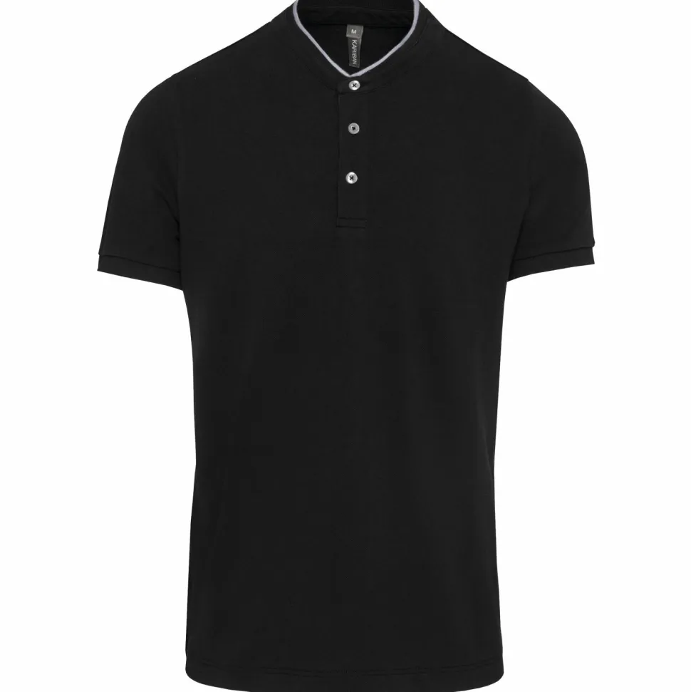Kariban K223 - Polo col mao manches courtes homme