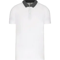 Kariban K260 - Polo jersey bicolore homme