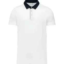 Kariban K260 - Polo jersey bicolore homme