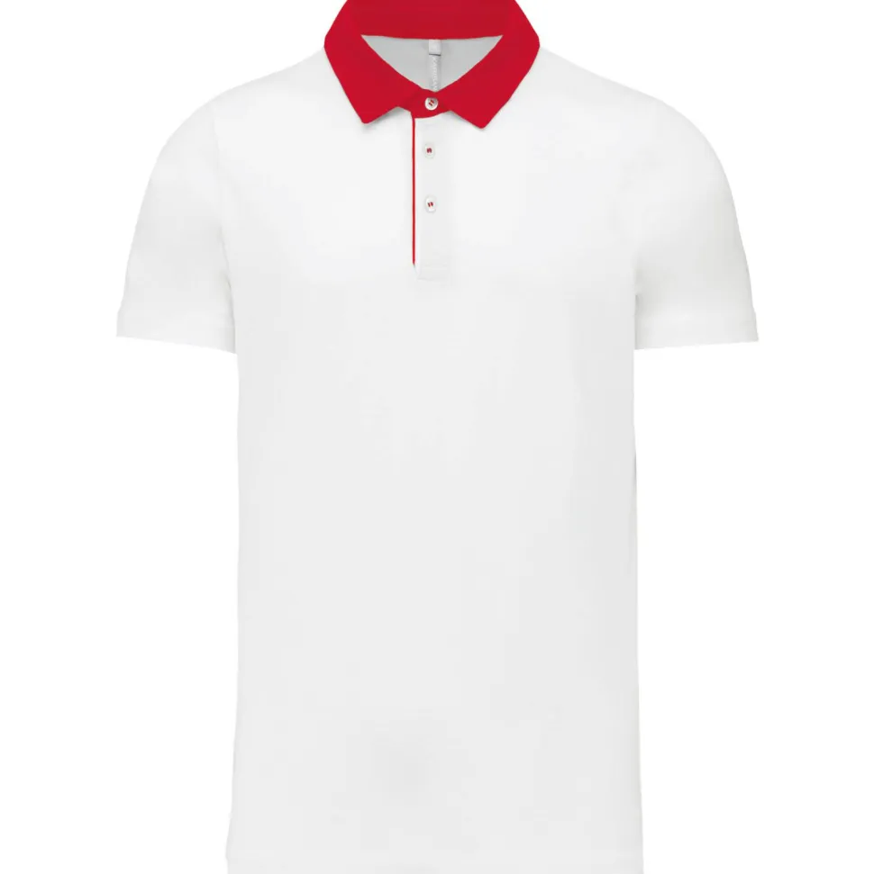 Kariban K260 - Polo jersey bicolore homme