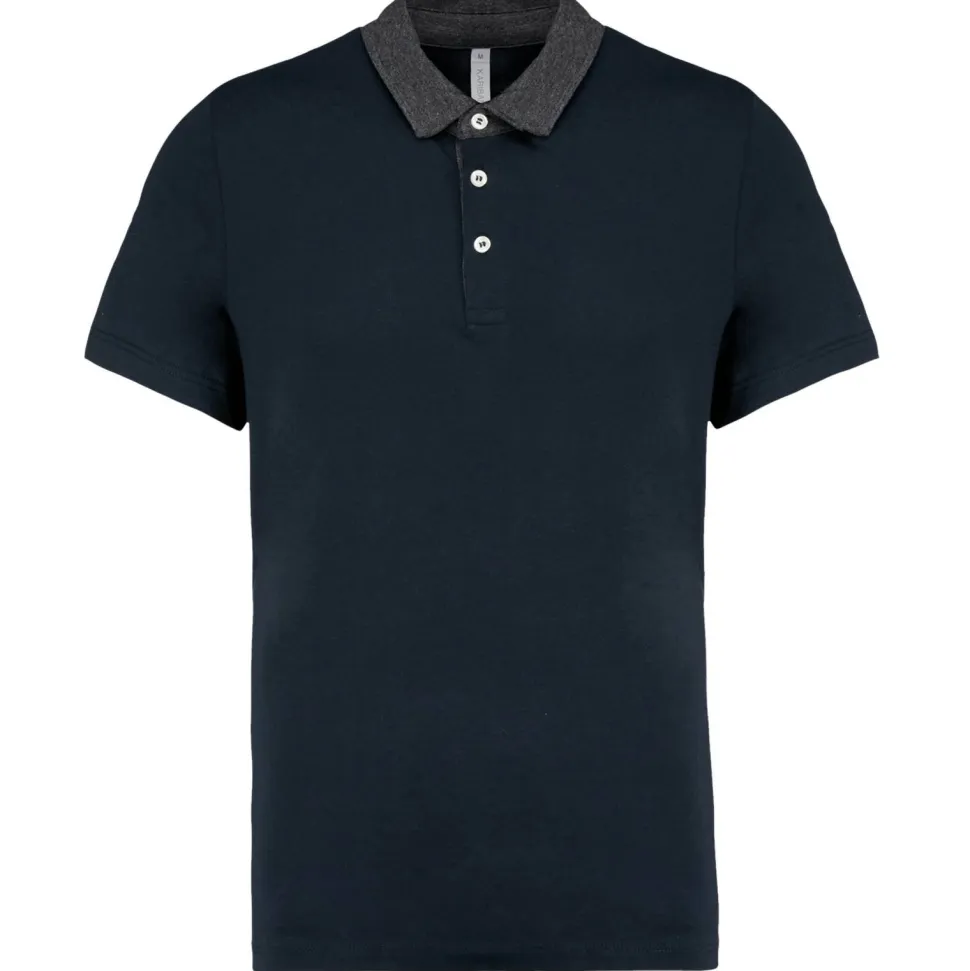Kariban K260 - Polo jersey bicolore homme