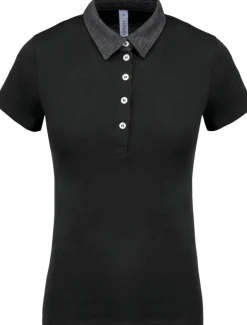 Kariban K261 - Polo jersey bicolore femme