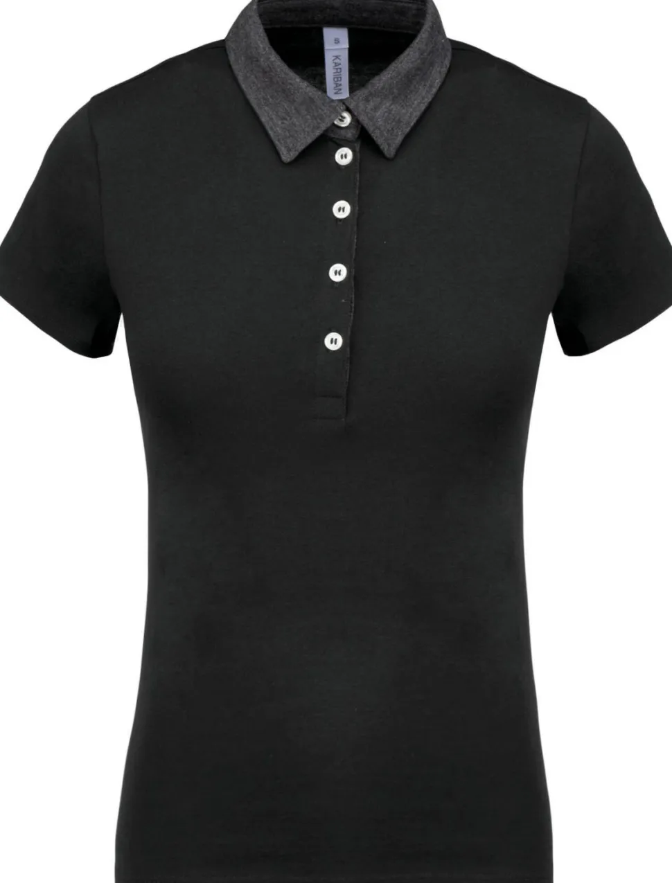 Kariban K261 - Polo jersey bicolore femme