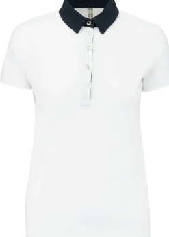 Kariban K261 - Polo jersey bicolore femme