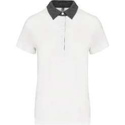 Kariban K261 - Polo jersey bicolore femme