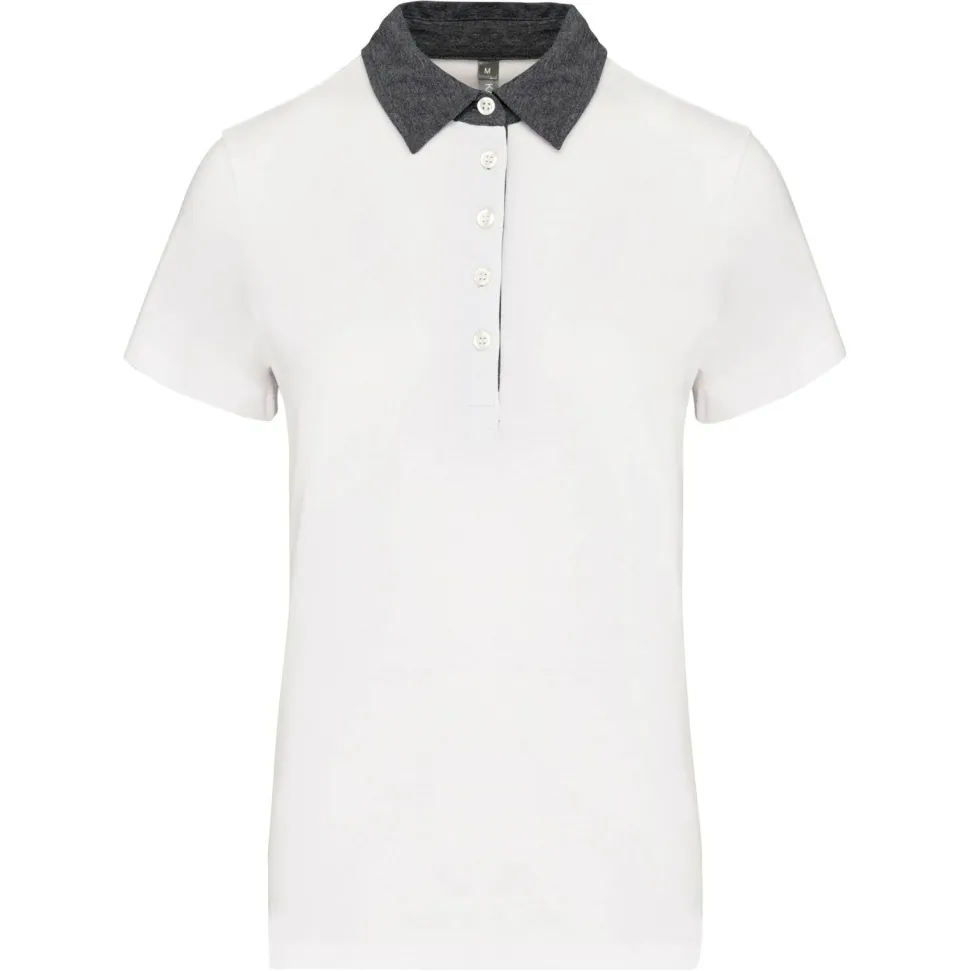 Kariban K261 - Polo jersey bicolore femme