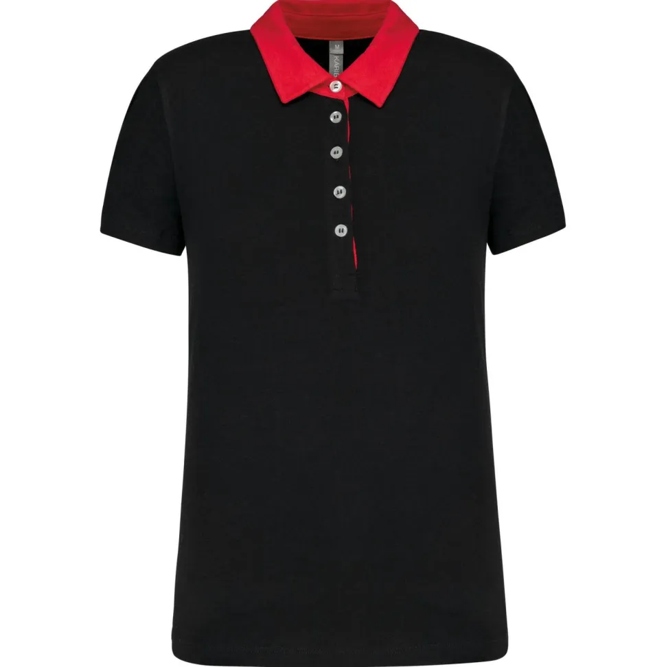 Kariban K261 - Polo jersey bicolore femme