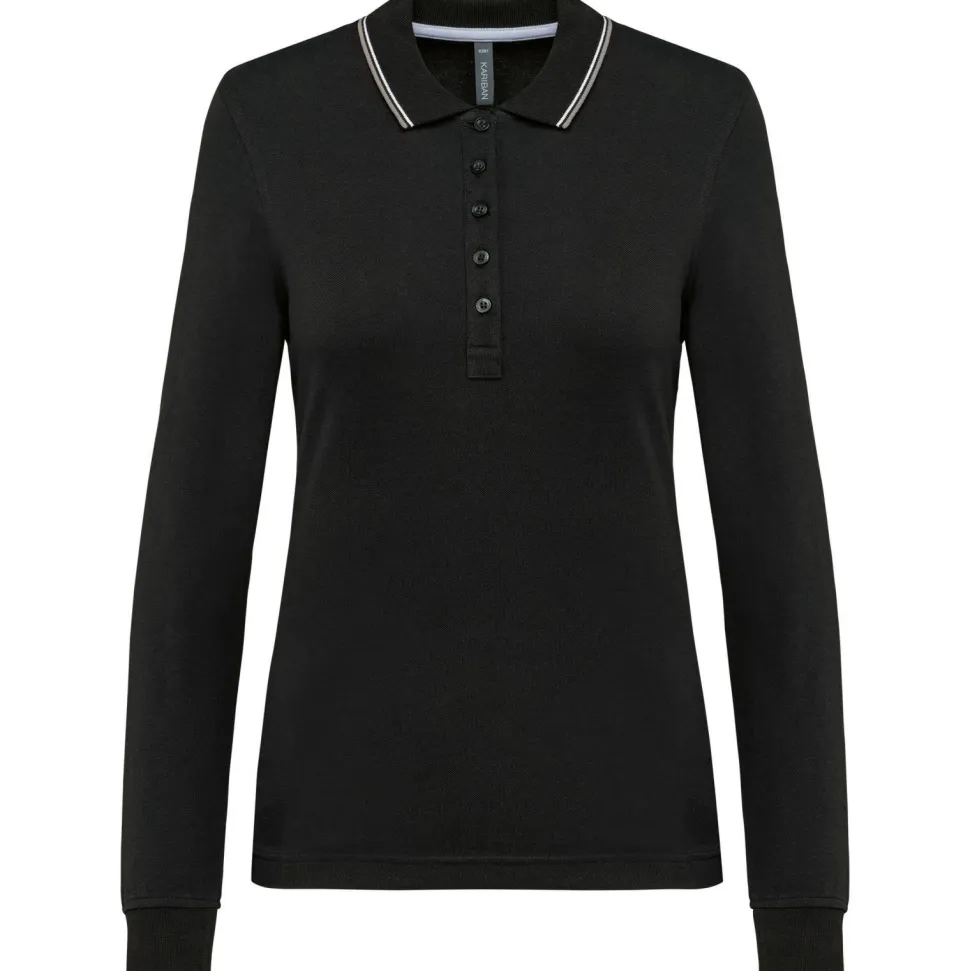 Kariban K281 - Polo maille piquée manches longues femme
