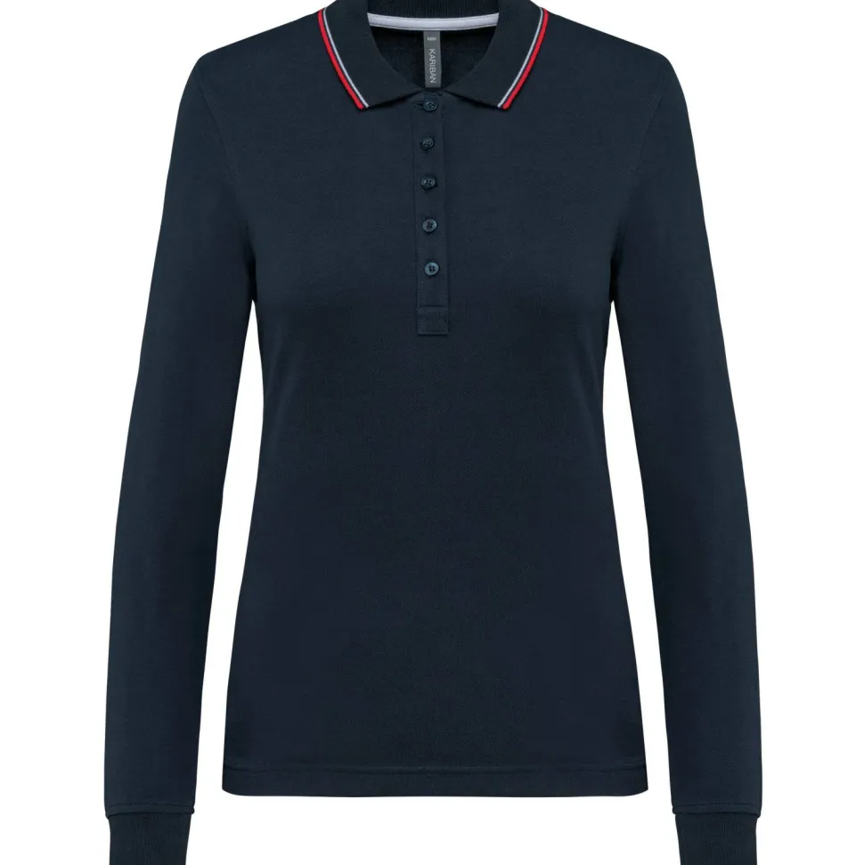 Kariban K281 - Polo maille piquée manches longues femme