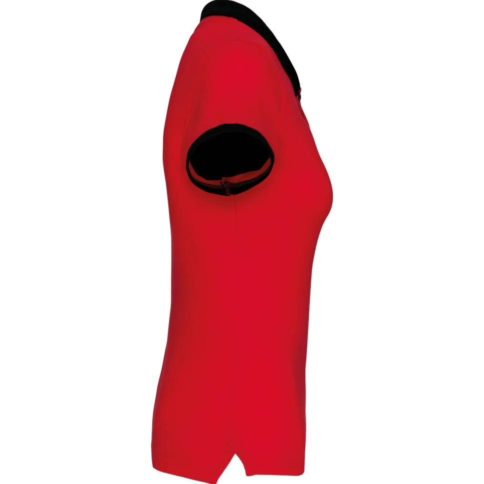 Kariban K259 - Polo piqué bicolore femme