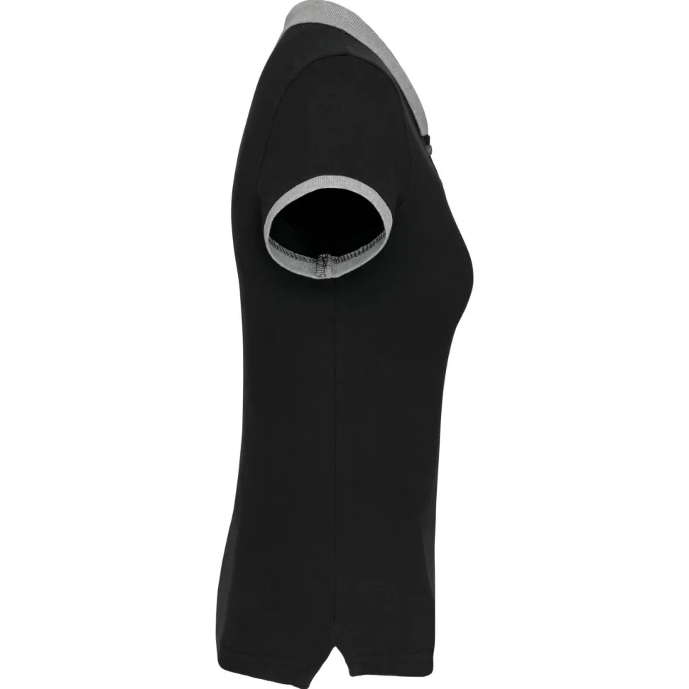 Kariban K259 - Polo piqué bicolore femme