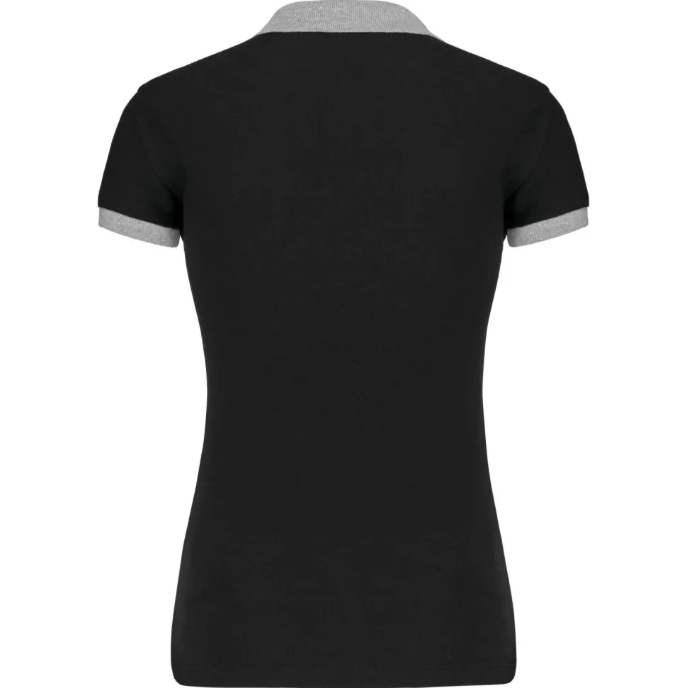 Kariban K259 - Polo piqué bicolore femme