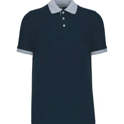 Kariban K258 - Polo piqué bicolore homme