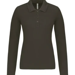 Kariban K257 - Polo piqué manches longues femme