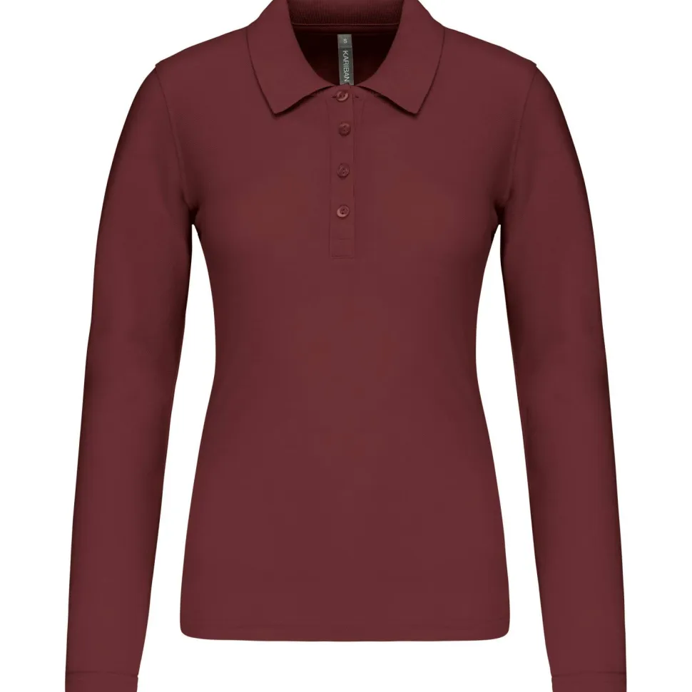 Kariban K257 - Polo piqué manches longues femme