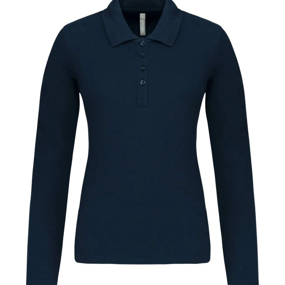 Kariban K257 - Polo piqué manches longues femme