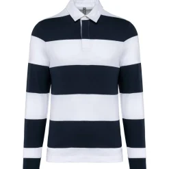 Kariban K285 - Polo rayé manches longues unisexe