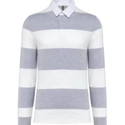 Kariban K285 - Polo rayé manches longues unisexe