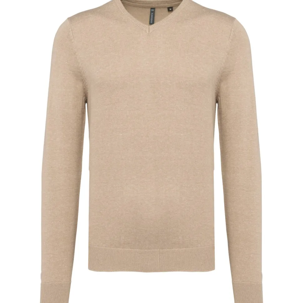 Kariban K965 - Pull Col V Homme en Coton et Acrylique