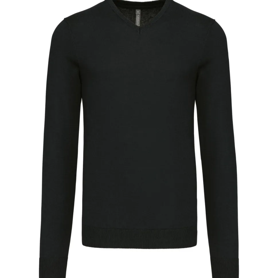 Kariban K965 - Pull Col V Homme en Coton et Acrylique