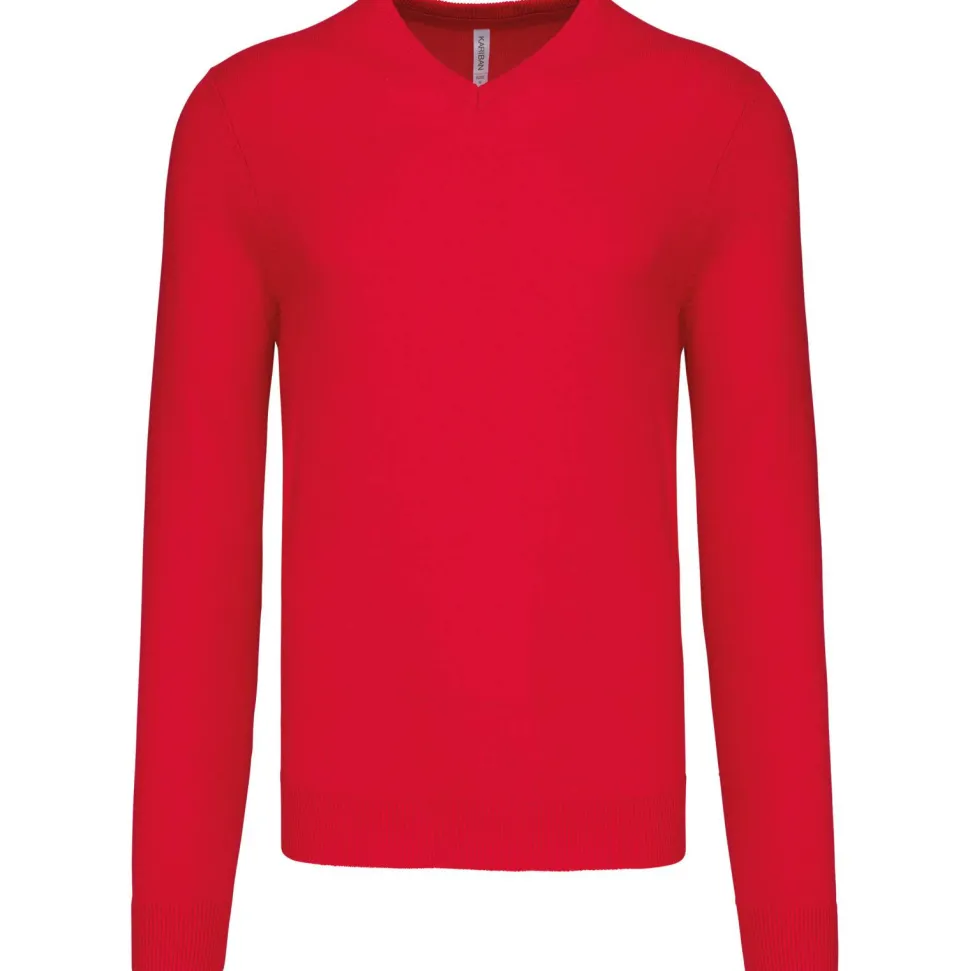 Kariban K965 - Pull Col V Homme en Coton et Acrylique