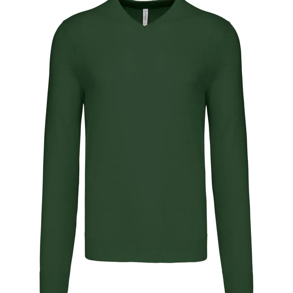 Kariban K965 - Pull Col V Homme en Coton et Acrylique