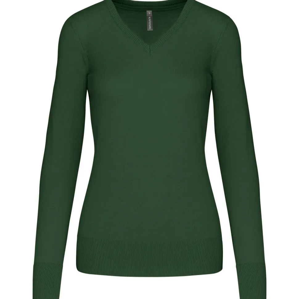 Kariban K966 - Pull Femme Col V en Coton et Acrylique