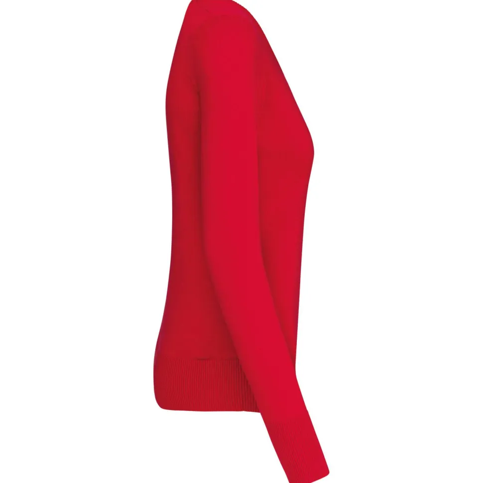 Kariban K966 - Pull Femme Col V en Coton et Acrylique