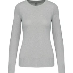 Kariban K968 - Pull Femme Col Rond en Coton et Acrylique Confortable