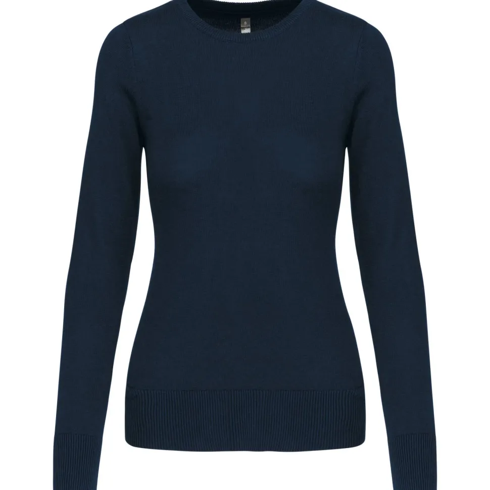 Kariban K968 - Pull Femme Col Rond en Coton et Acrylique Confortable