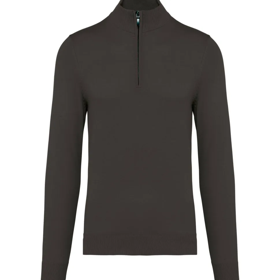 Kariban K970 - Pull Homme Zippé Style Ajusté
