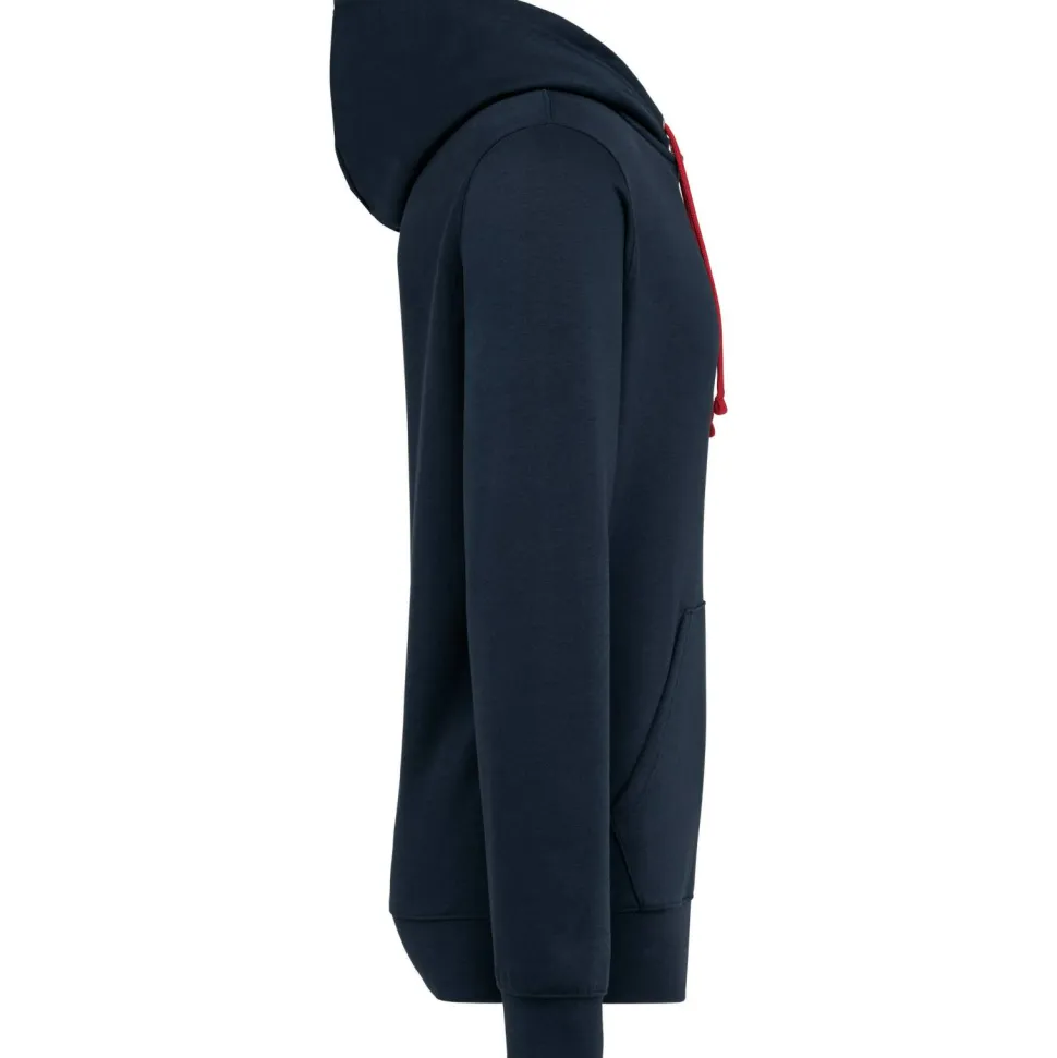 Kariban K4013 - Sweat-shirt à capuche contrastée à motifs unisexe