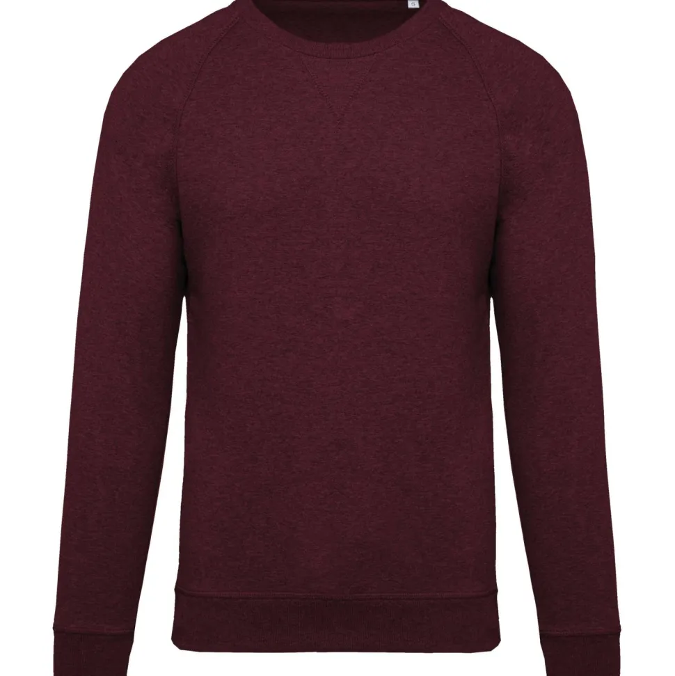 Kariban K480 - Sweat-shirt BIO col rond manches raglan homme