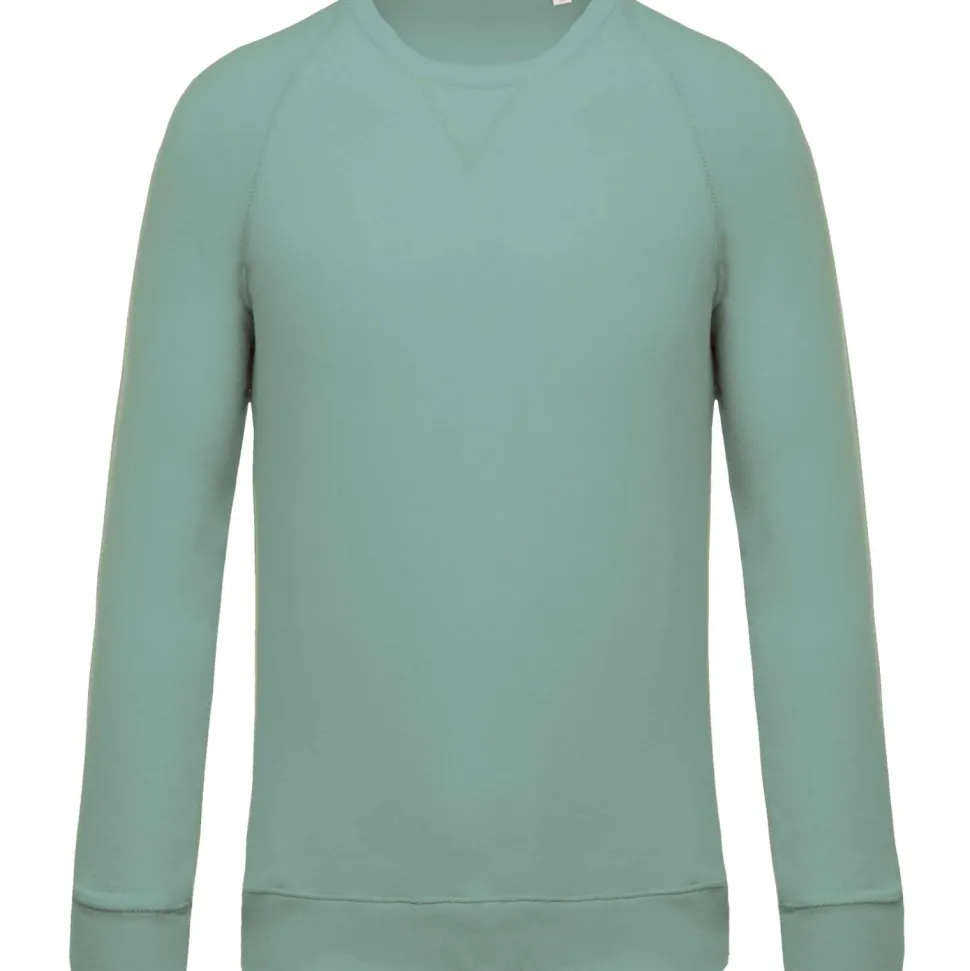 Kariban K480 - Sweat-shirt BIO col rond manches raglan homme