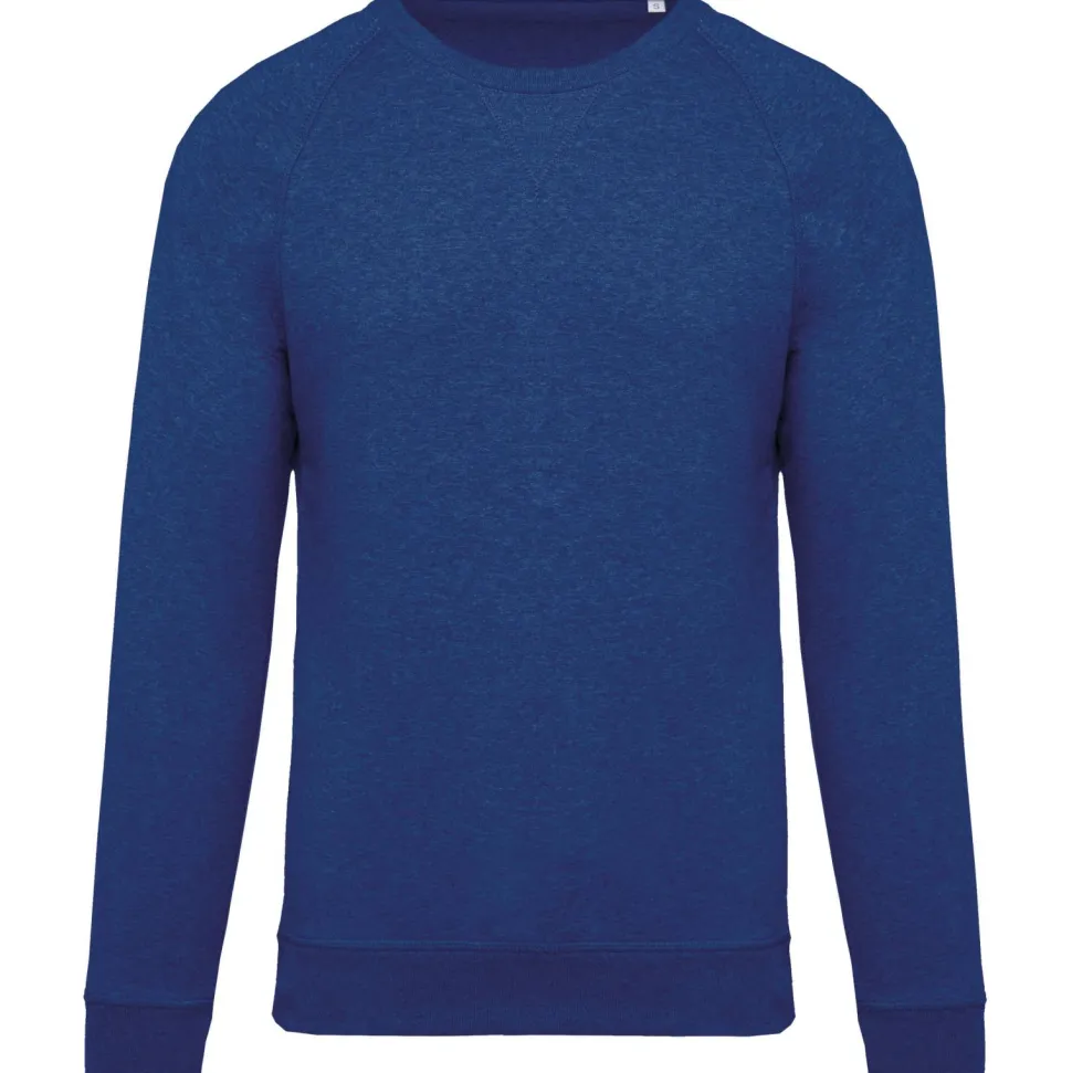 Kariban K480 - Sweat-shirt BIO col rond manches raglan homme