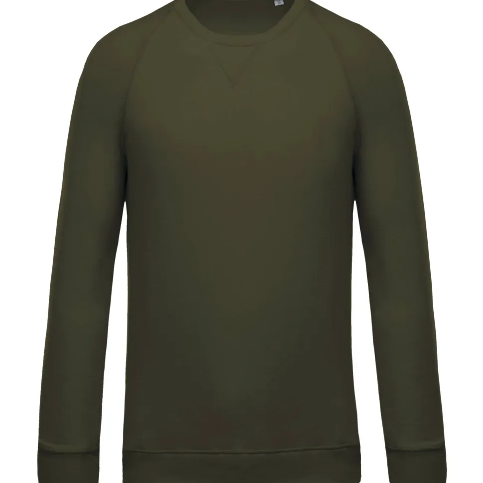 Kariban K480 - Sweat-shirt BIO col rond manches raglan homme