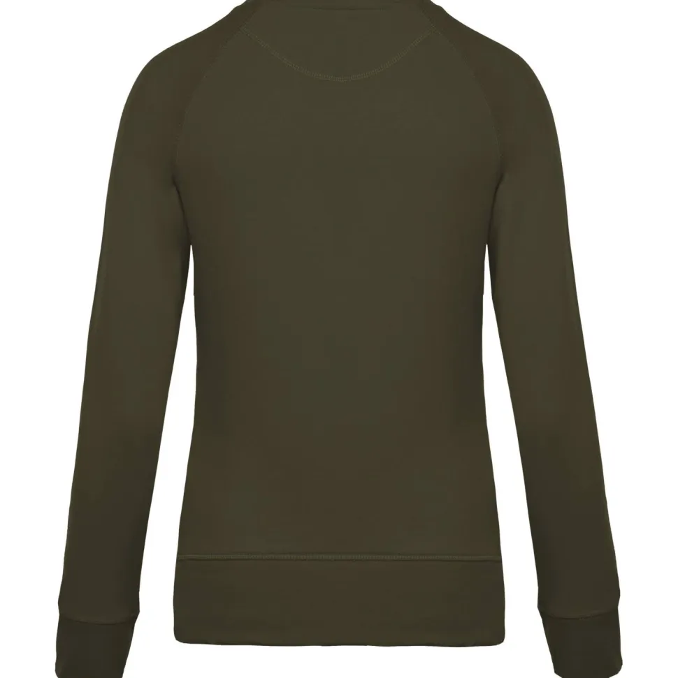 Kariban K481 - Sweat-shirt BIO col rond manches raglan femme