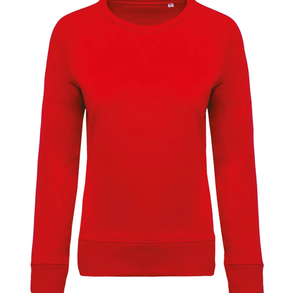 Kariban K481 - Sweat-shirt BIO col rond manches raglan femme
