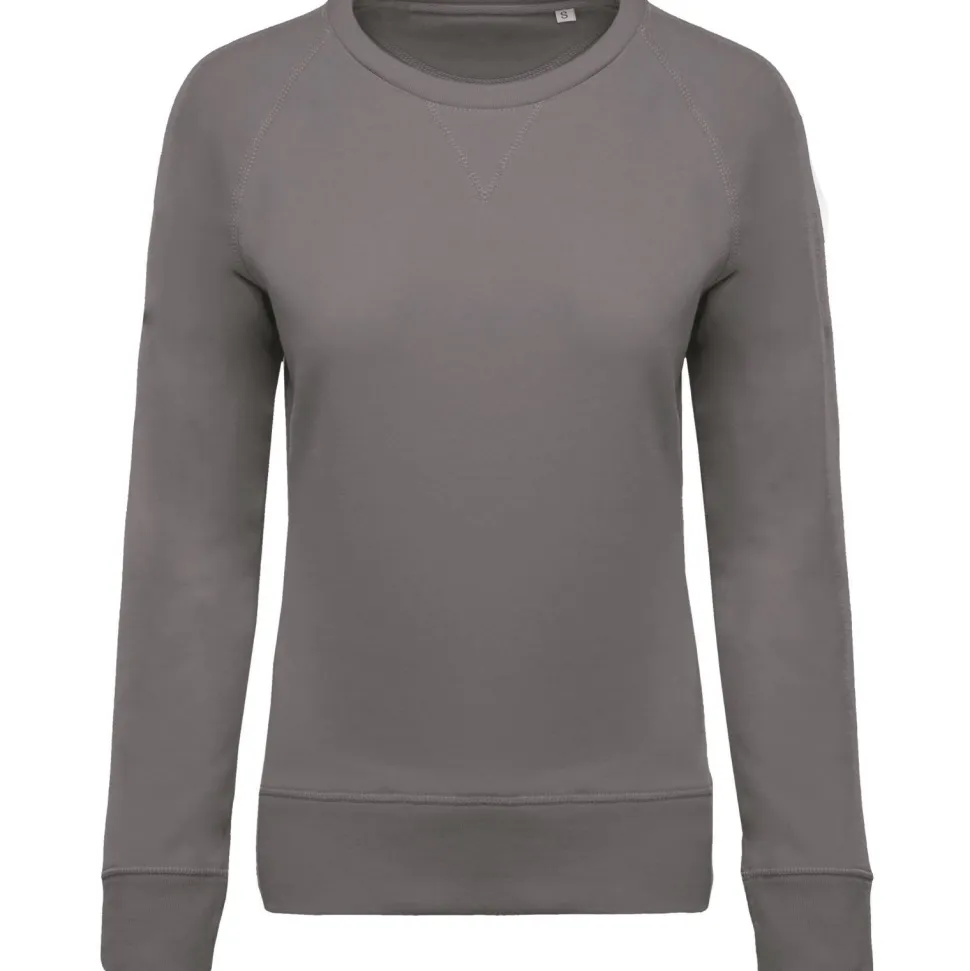 Kariban K481 - Sweat-shirt BIO col rond manches raglan femme
