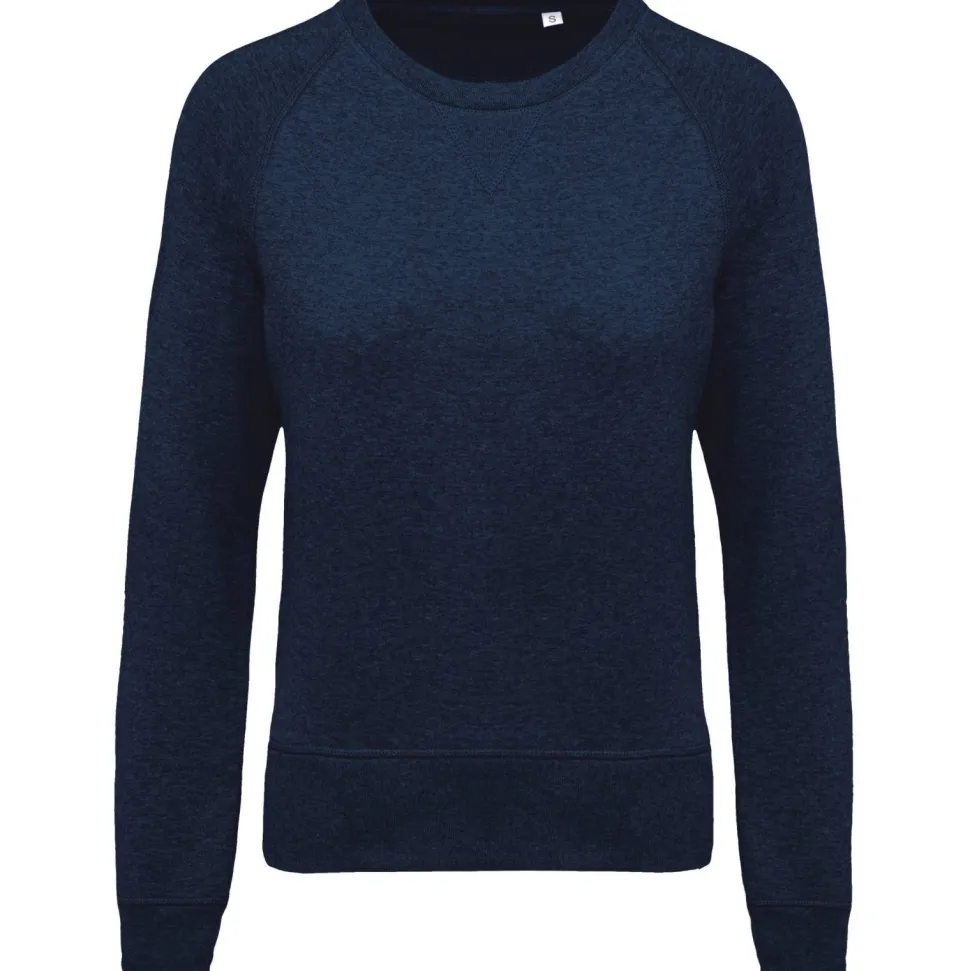 Kariban K481 - Sweat-shirt BIO col rond manches raglan femme