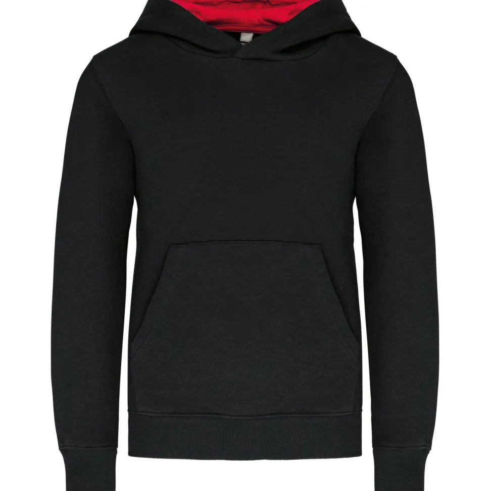 Kariban K453 - SWEAT-SHIRT CAPUCHE CONTRASTÉE ENFANT