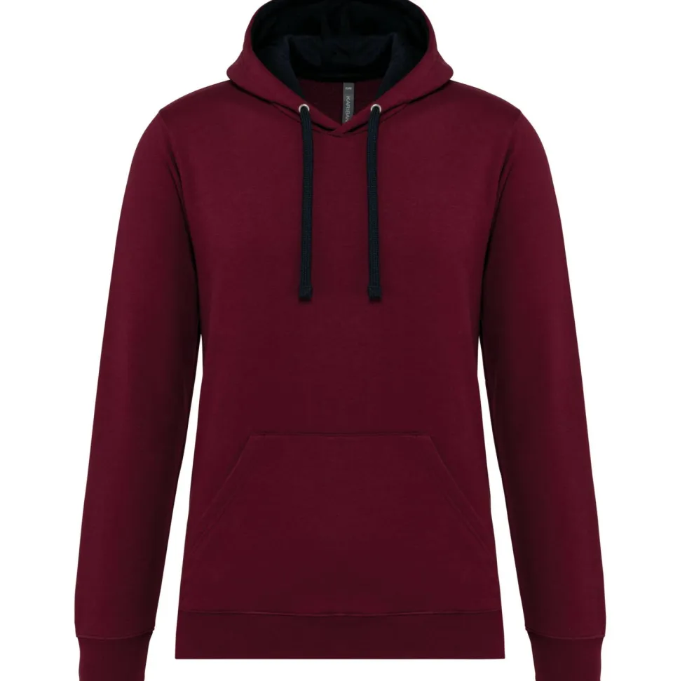 Kariban K446 - SWEAT-SHIRT CAPUCHE CONTRASTÉE UNISEXE