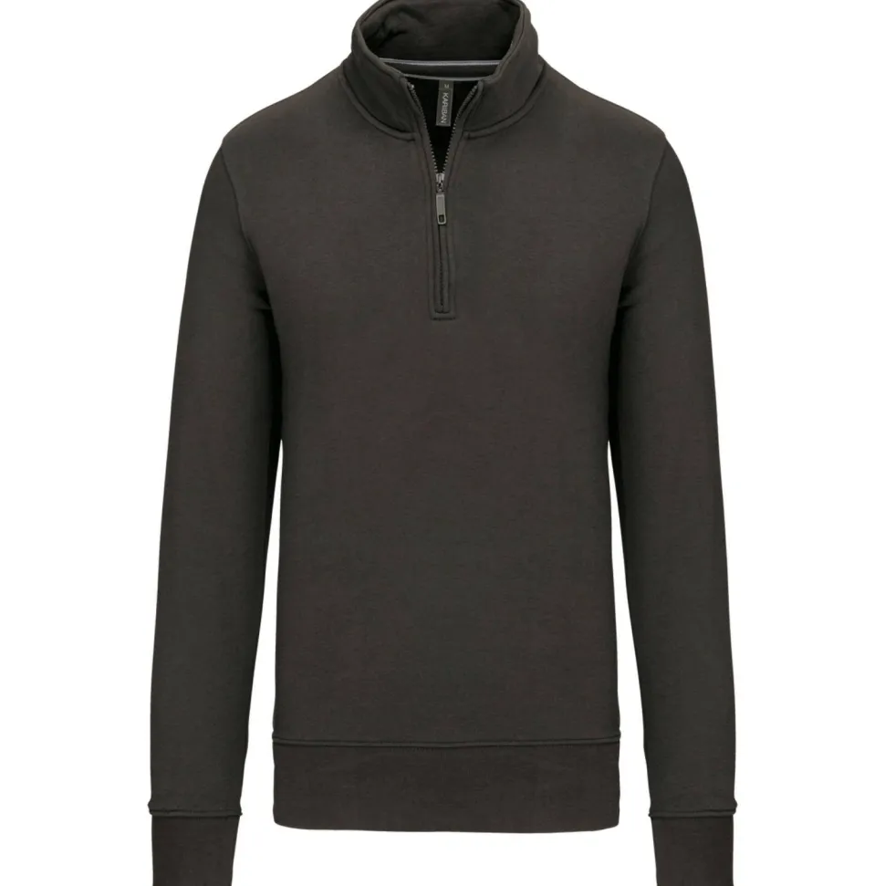 Kariban K487 - Sweat-shirt col zippé