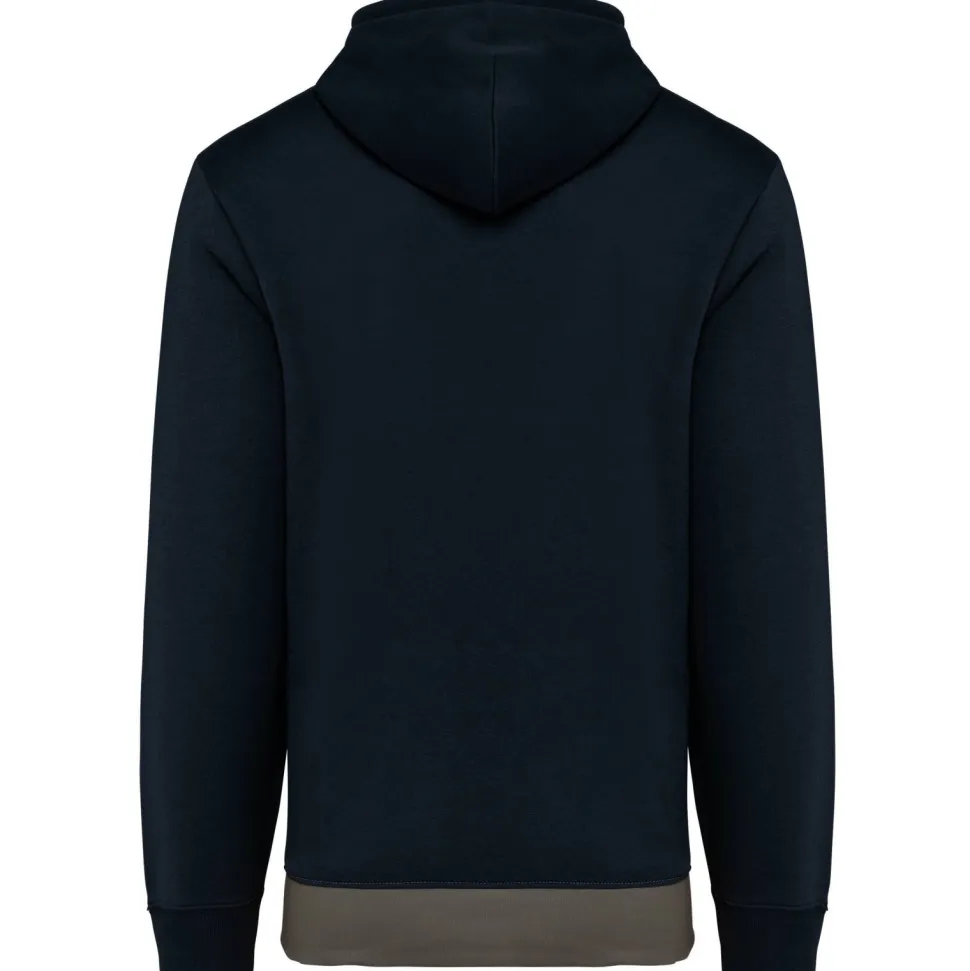 Kariban K4016 - Sweat-shirt tricolore à capuche unisexe