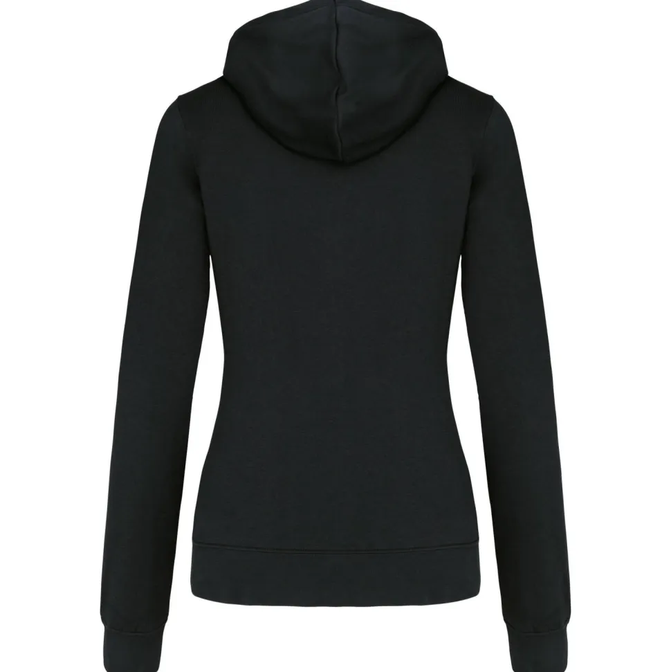 Kariban K467 - Sweat-shirt zippé capuche contrastée femme