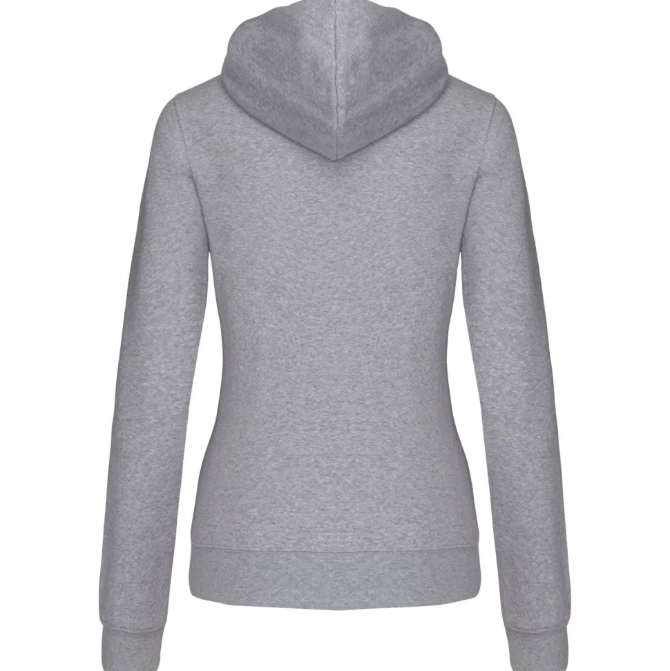 Kariban K467 - Sweat-shirt zippé capuche contrastée femme