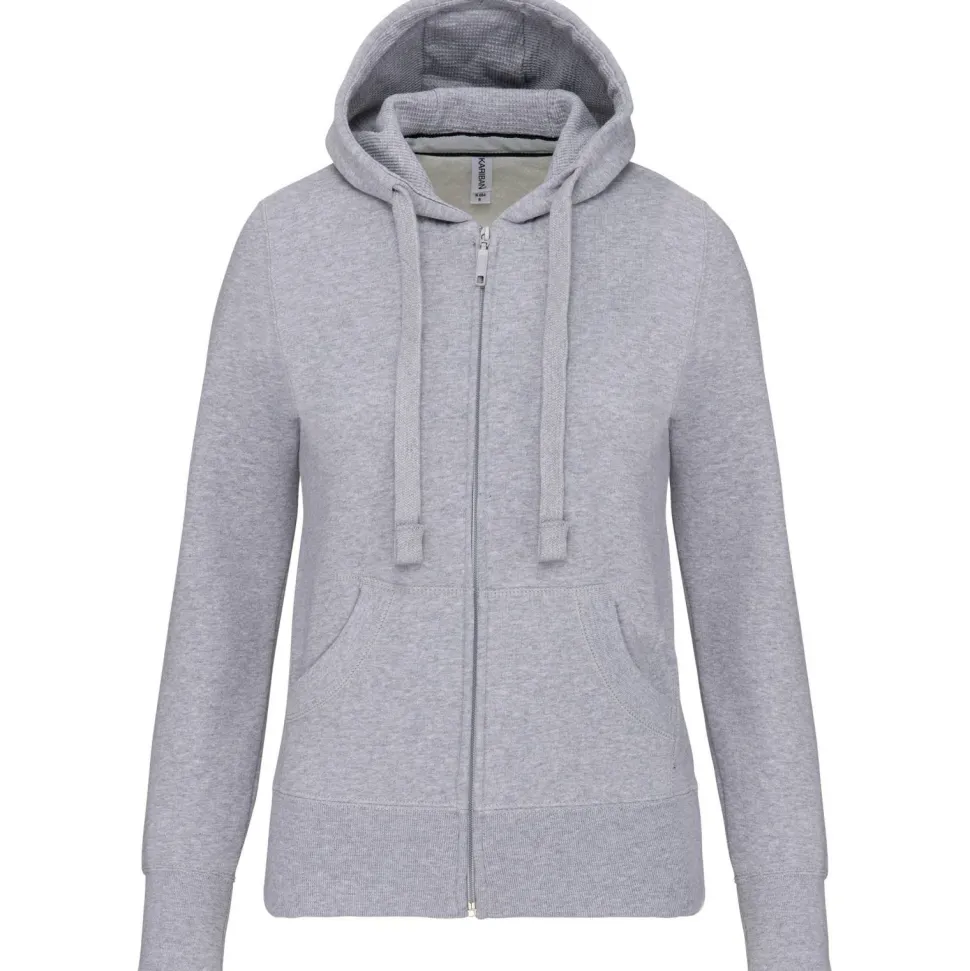 Kariban K464 - Sweat-shirt zippé capuche femme