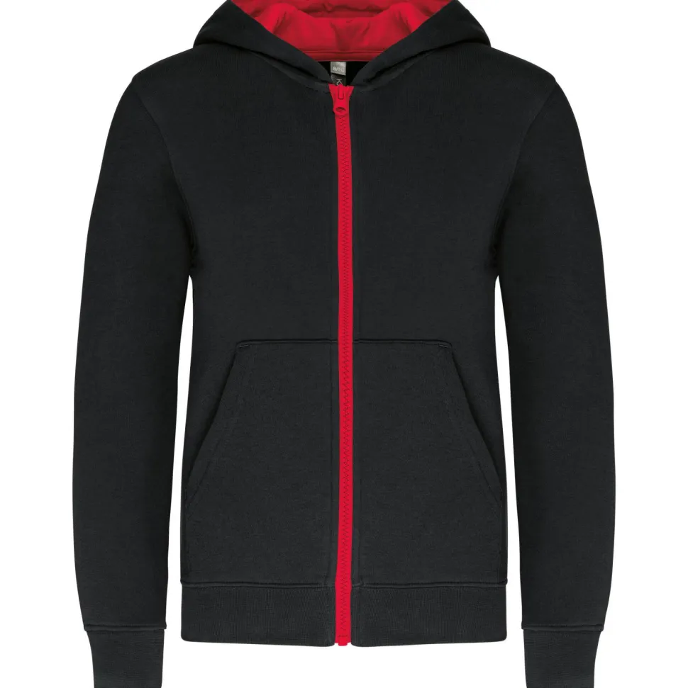 Kariban K486 - Sweat-shirt zippé capuche enfant